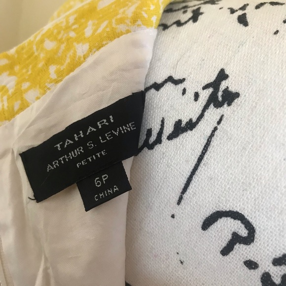 Tahari Embellished Yellow Dress - Picture 5 of 5